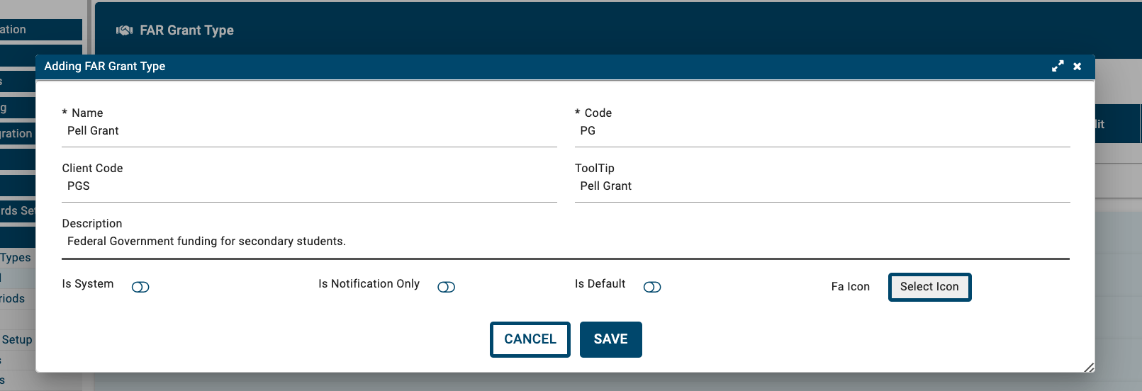 Adding FAR Grany Type Modal Image.png